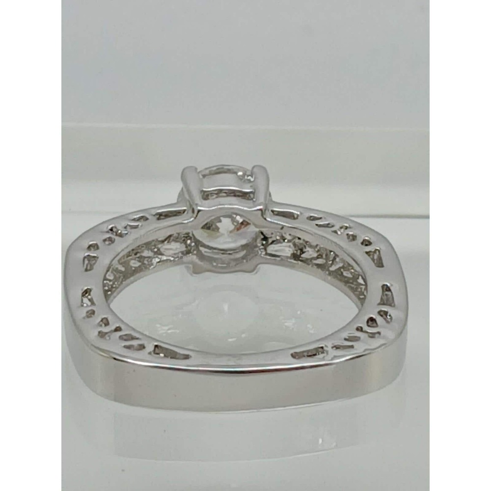 2 CT Unique Vintage Gold Plated Round Brilliant Sim Diamond CZ Engagement Ring 8 - Picture 3 of 11